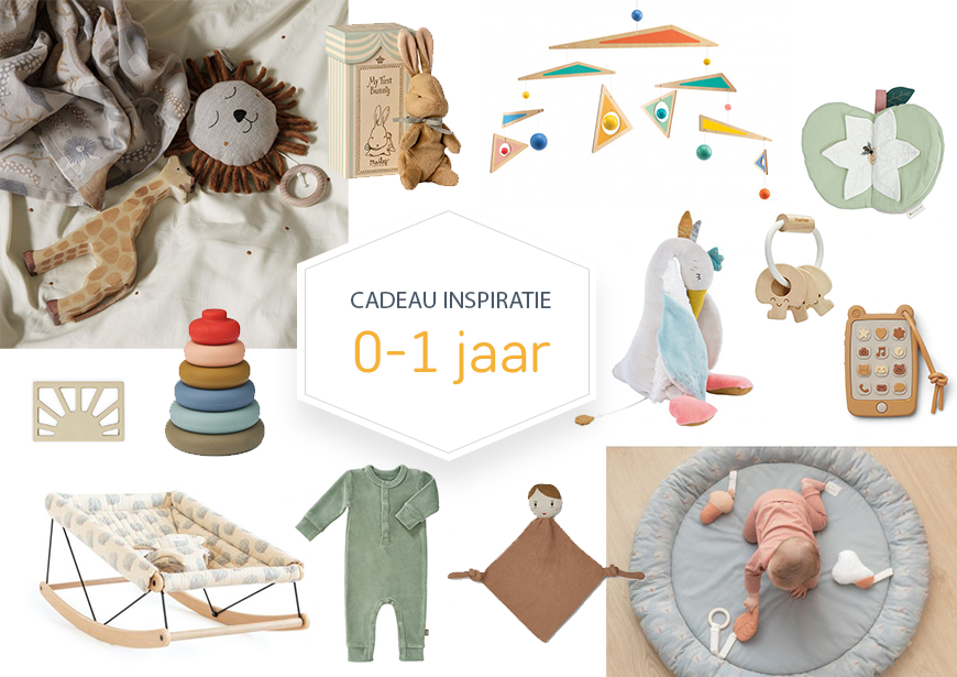 cadeau voor baby tot 1 jaar