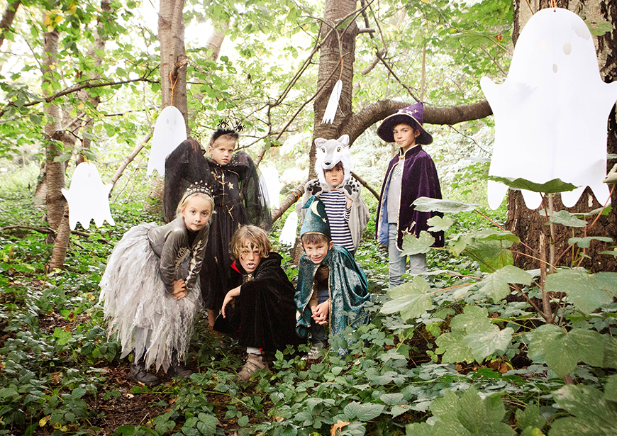 halloween tocht de kleine zebra