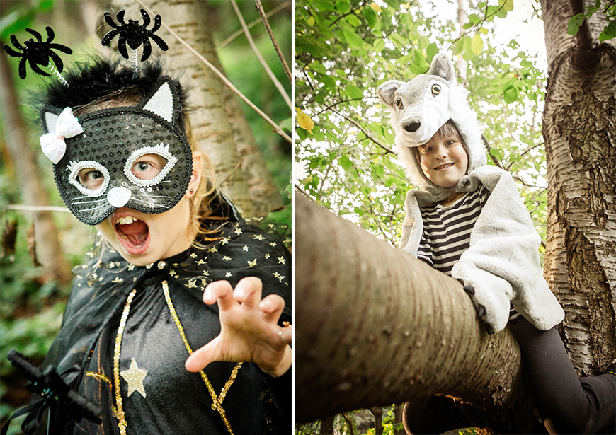 halloween tocht de kleine zebra