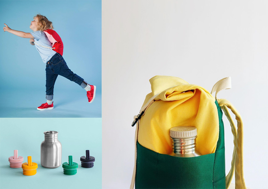 blafre nieuwe collectie kleurrijke roll up rugzakken brooddozen drinklessen back to school