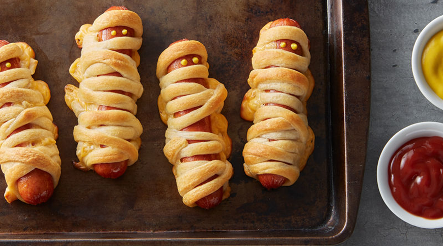hotdog zombies halloween hapjes inspiratie voor halloween eten
