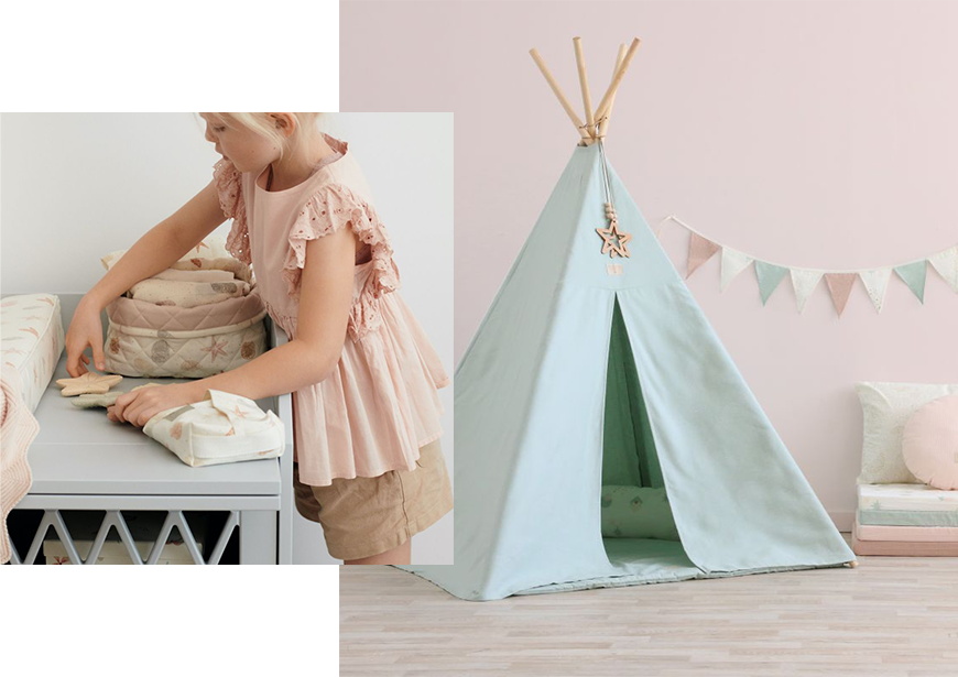 zwart wit kinderkamer moodboard