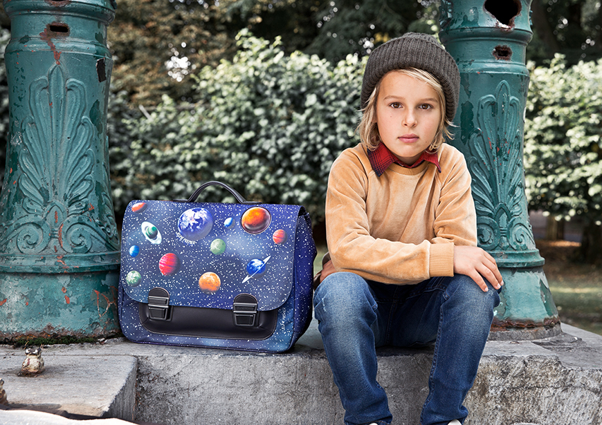 jeune premier it bag midi space lichtgevende planeet