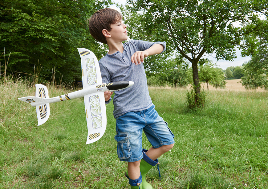 wegwerpvliegtuig haba terra kids